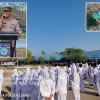Tingkatkan Kesadaran Generasi Bahari, Kapolsek Lambu Jadi Pembina Upacara di SMKN 1 Lambu